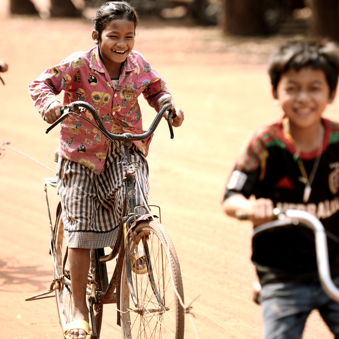 Cambodge, Enfants, Province, Siem Reap
