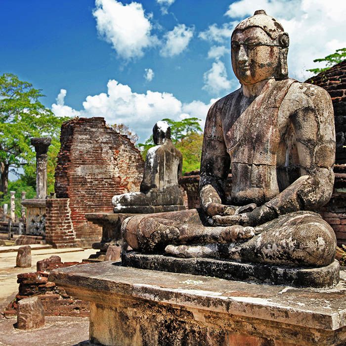 Statue de Bouddha, Polonnaruwa, Sri Lanka