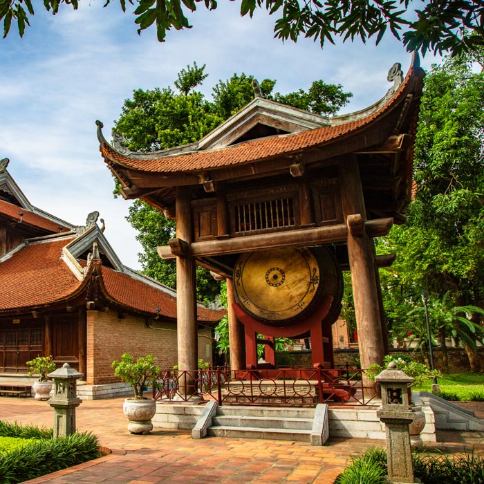 Vietnam, Hanoï, Temple de la littérature
