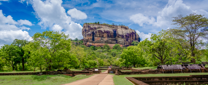 Sri lankan-Sigiriya Rock-View
